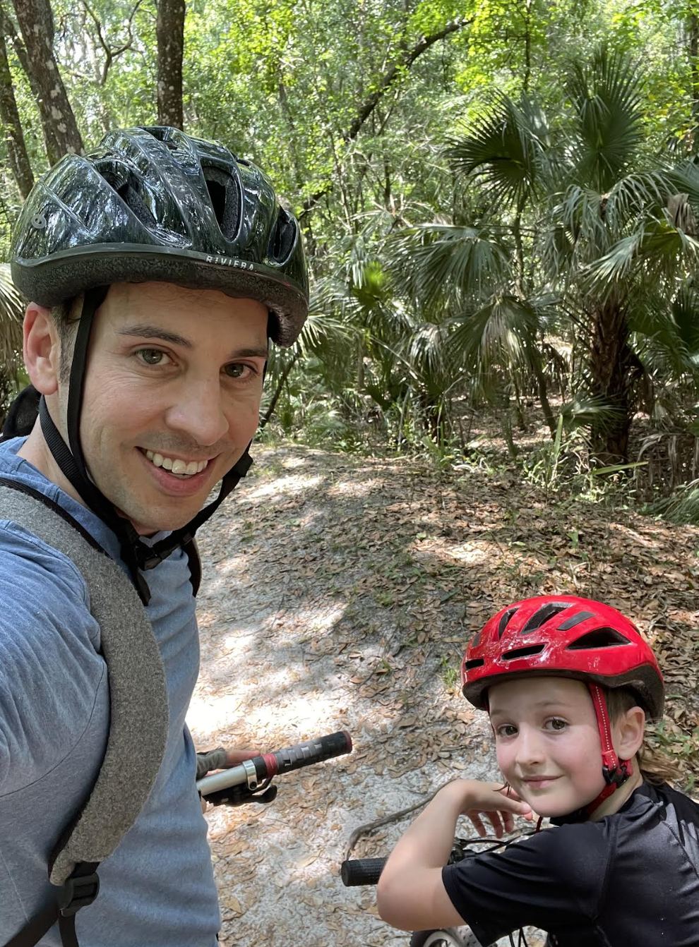 My First Time Biking On A Trail 
