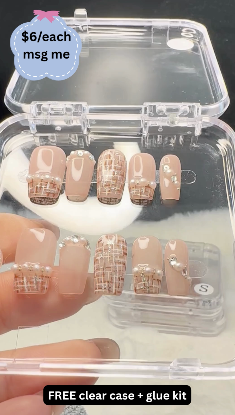 Press On Nails in Size Small