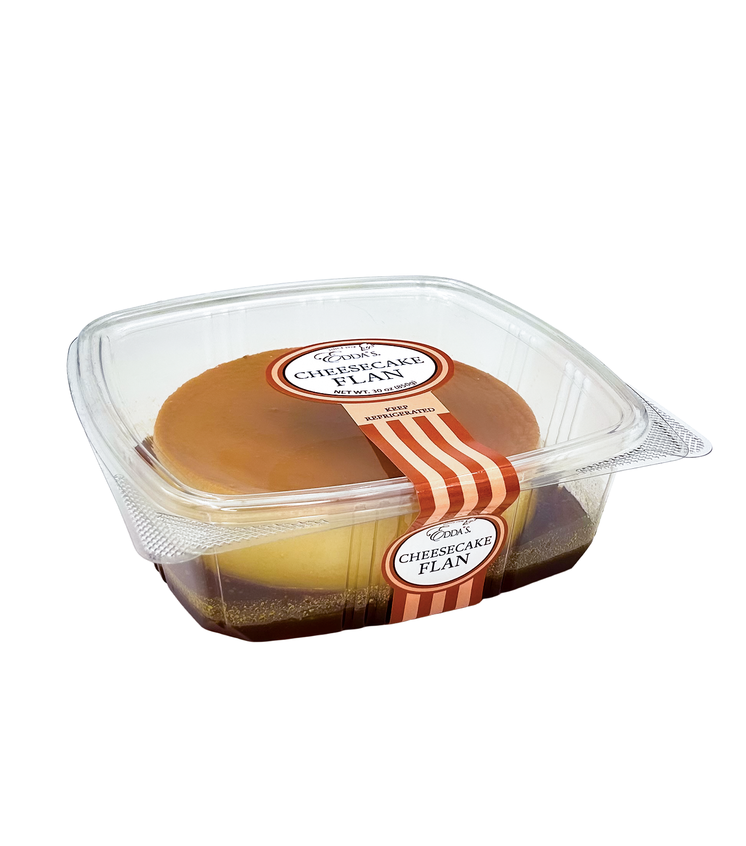 EDDA'S CHEESECAKE FLAN 30 OZ