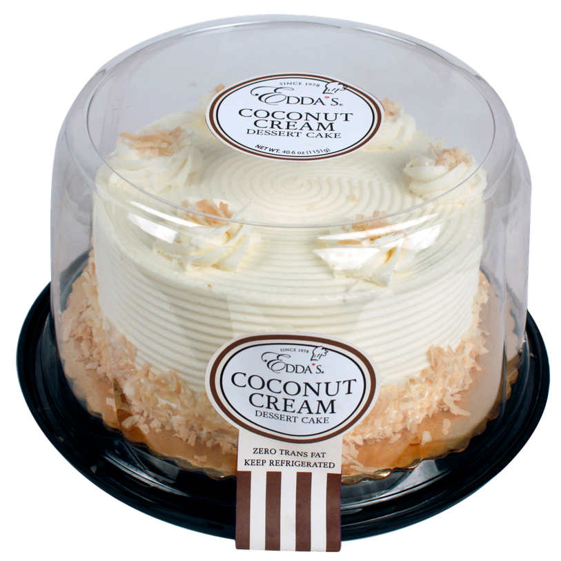 EDDA'S 6' COCONUT CREAM DESSERT CAKE