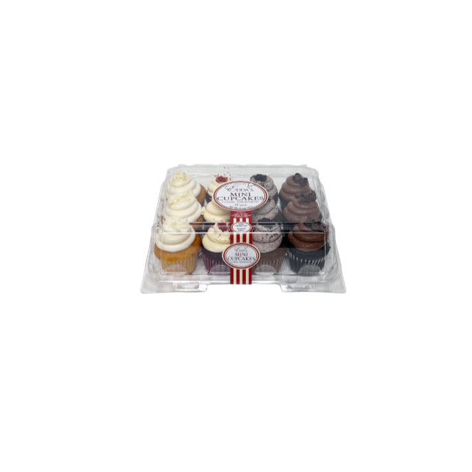 EDDA'S MINI CUPCAKES CLASSIC ASSORTMENT 12PK