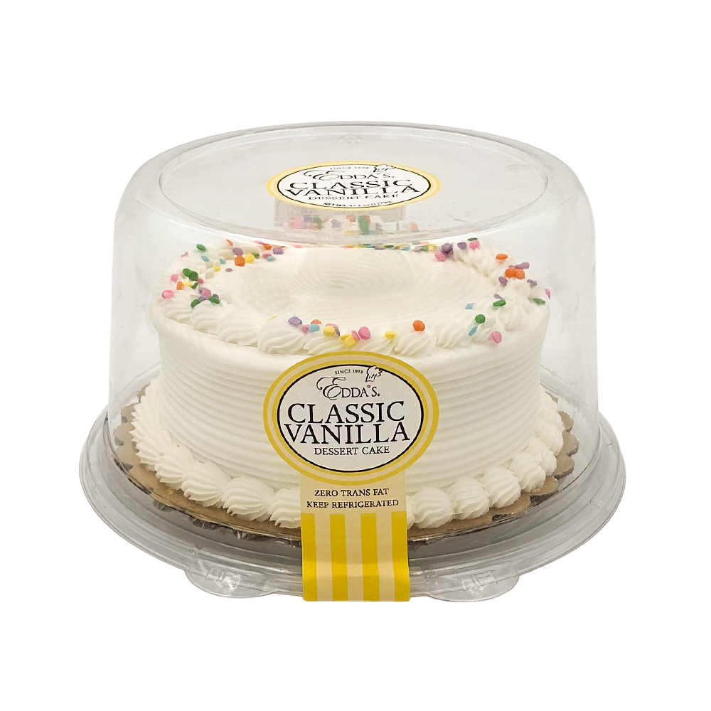 EDDA'S 6' CLASSIC VANILLA DESSERT CAKE