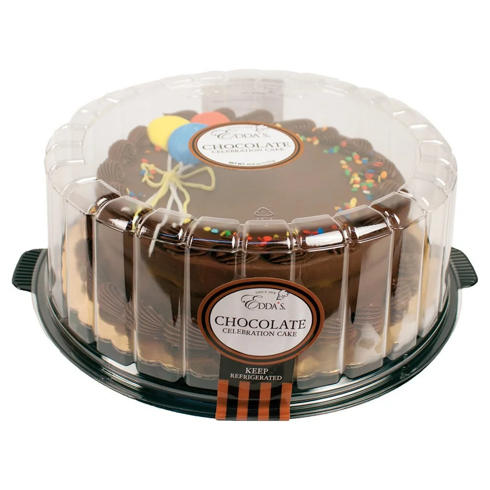 EDDA'S 8" CHOCOLATE CELEBRATION CAKE (BALLOONS)