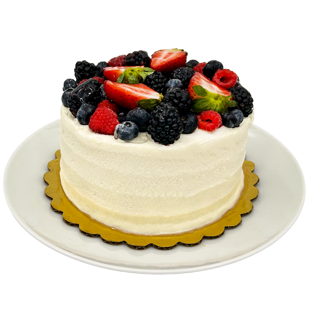 EDDA'S 6'' CHANTILLY CAKE WITH BERRIES