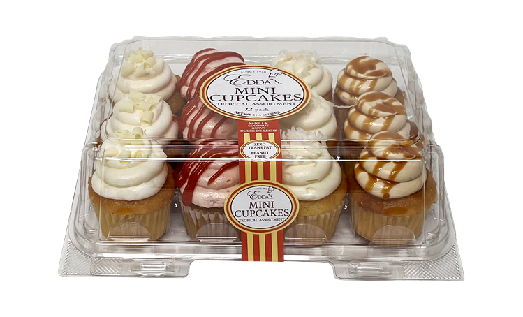 EDDA'S TROPICAL ASSORTMENT MINI CUPCAKES