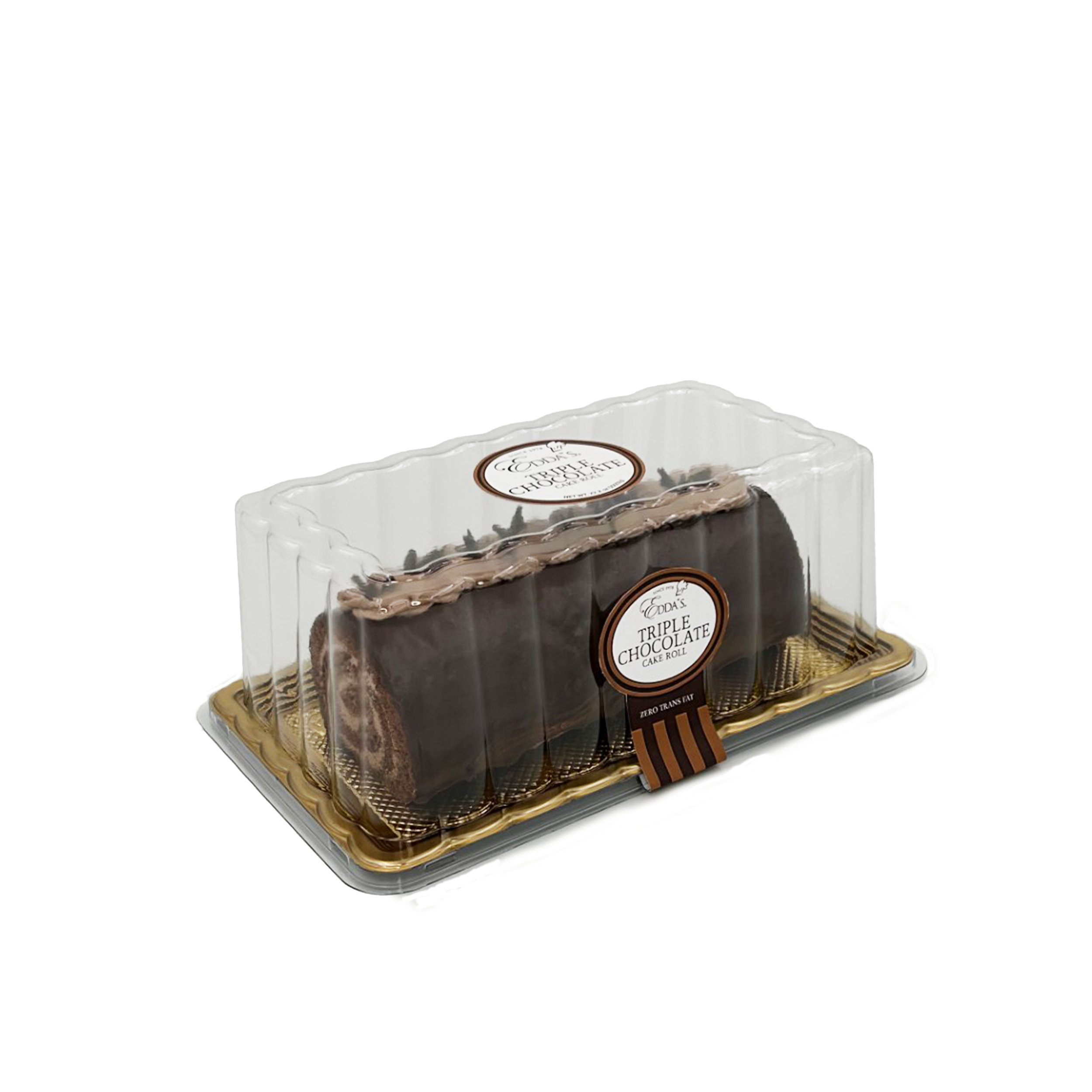 EDDA'S TRIPLE CHOCOLATE CAKE ROLL