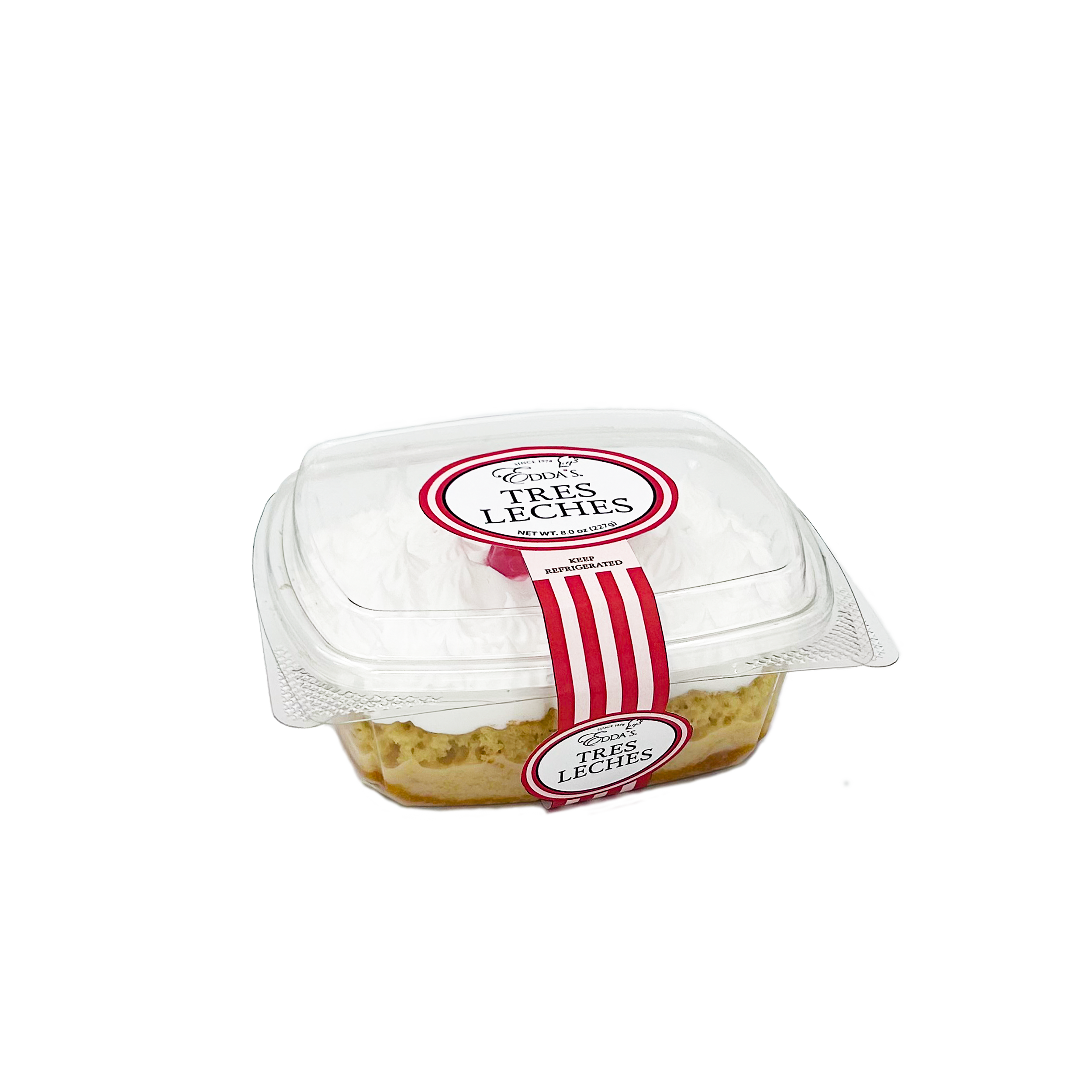 EDDA'S TRES LECHES DESSERT 8 OZ