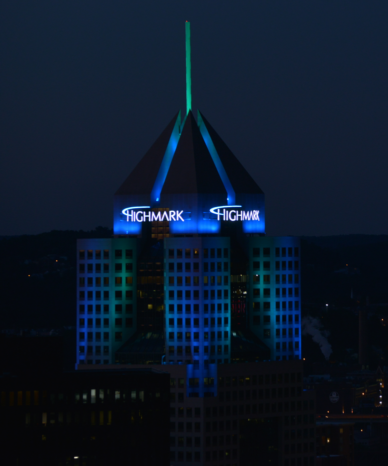 Highmark Spire Llighting