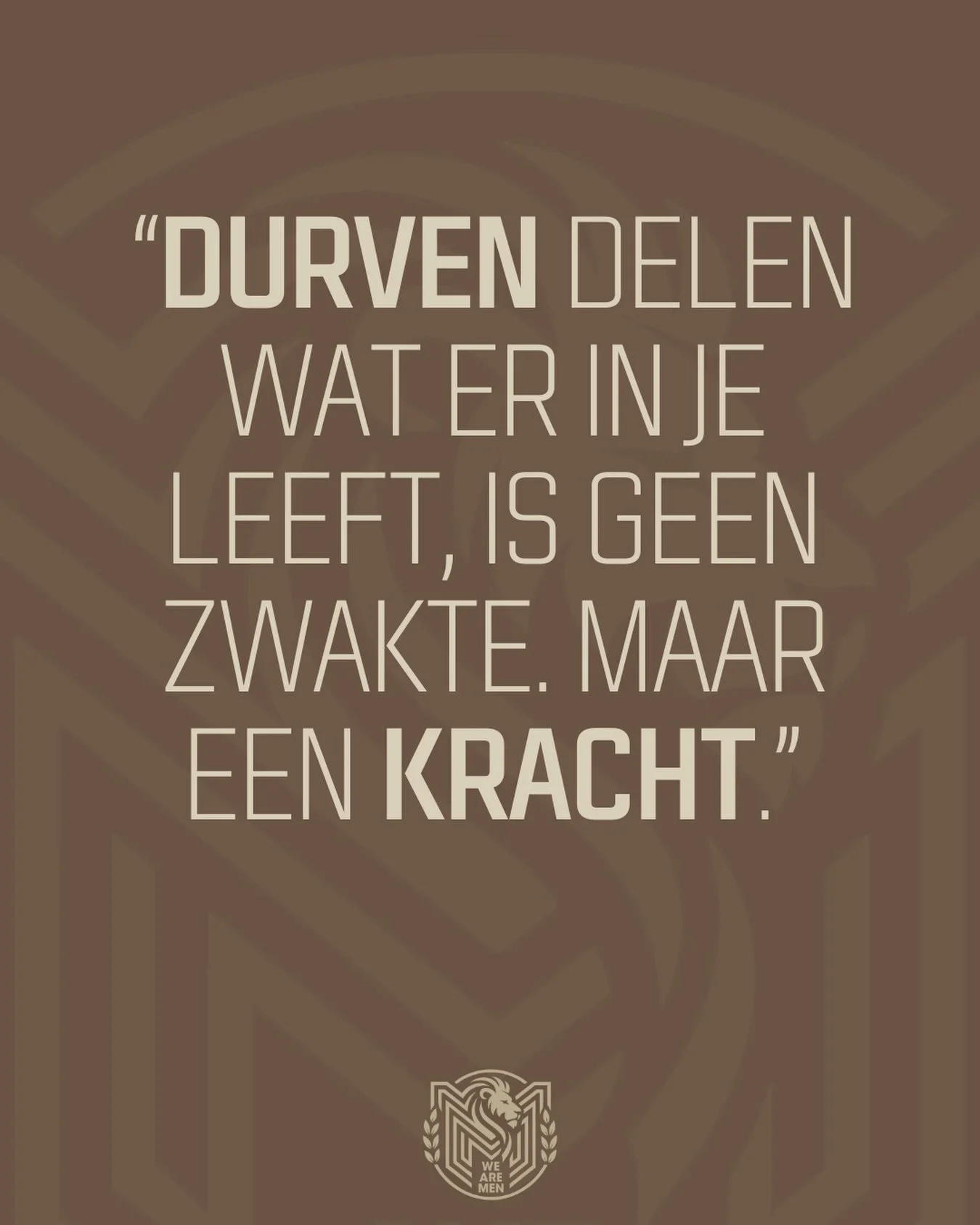 &ldquo;Durven delen wat er in je leeft, is geen zwakte. Maar een kracht.&rdquo; Hoe zie jij dat? In een eerdere post hadden we het al eens over oppervlakkigheid. Vaak zeggen we dat het goed gaat. Soms omdat dat echt zo is, maar vaak doen we het uit a