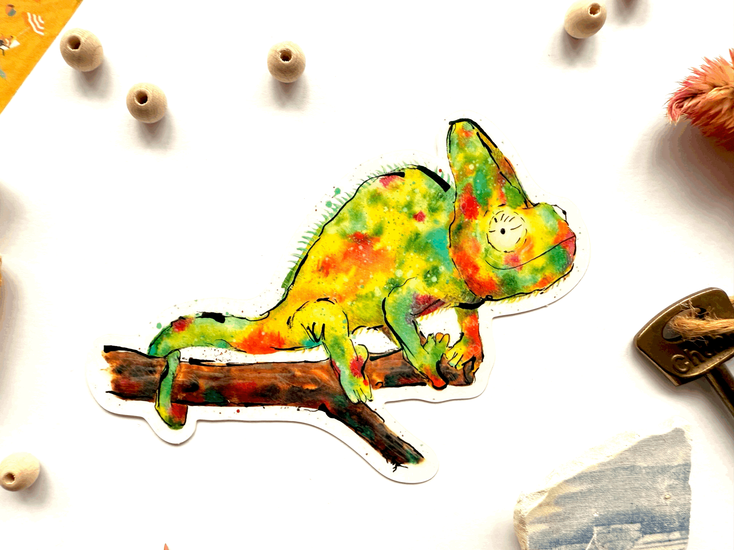RITA THE CHAMELEON STICKER