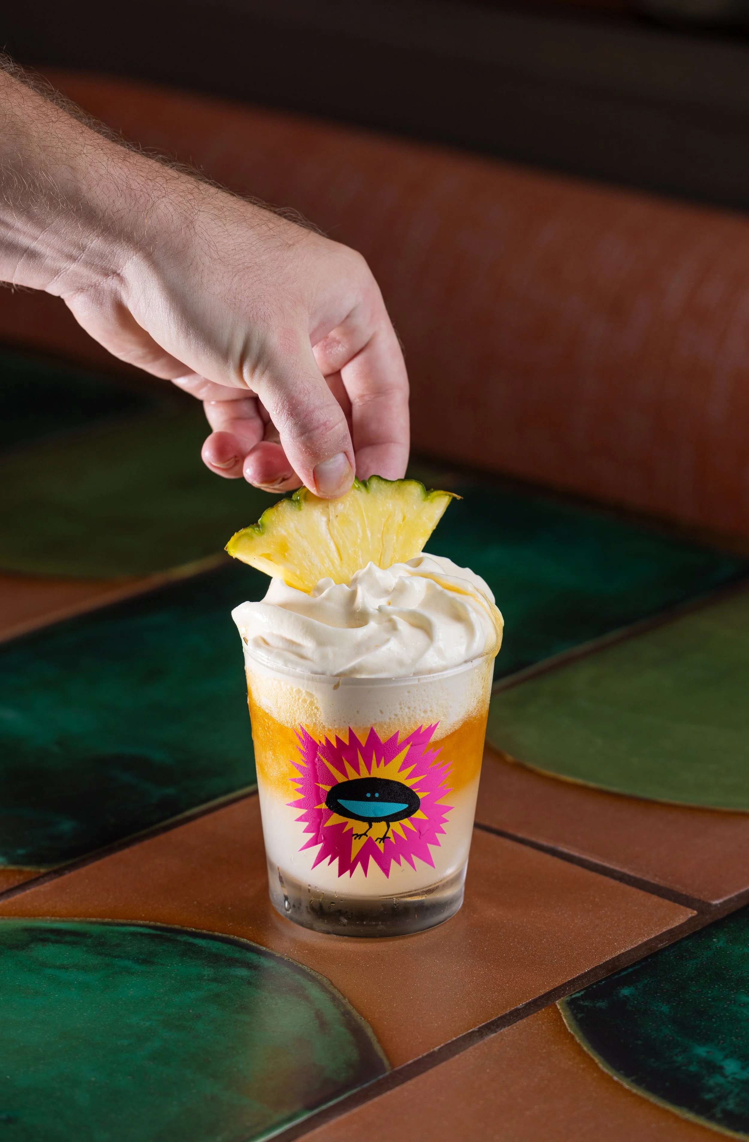 A classic old fashioned cocktail