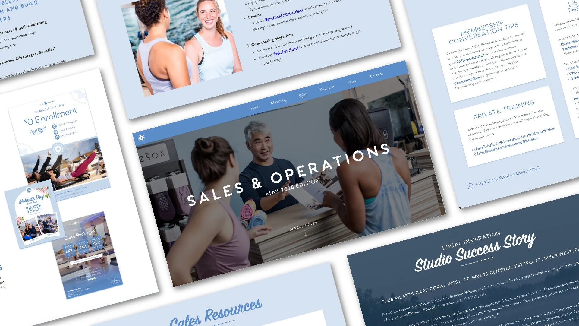 Sales & Operation Page