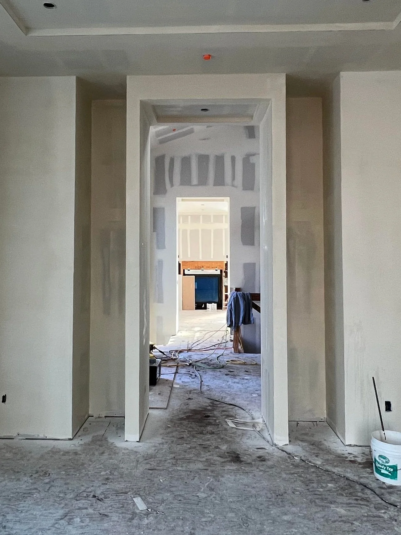 This is a continuation of the drywall process
