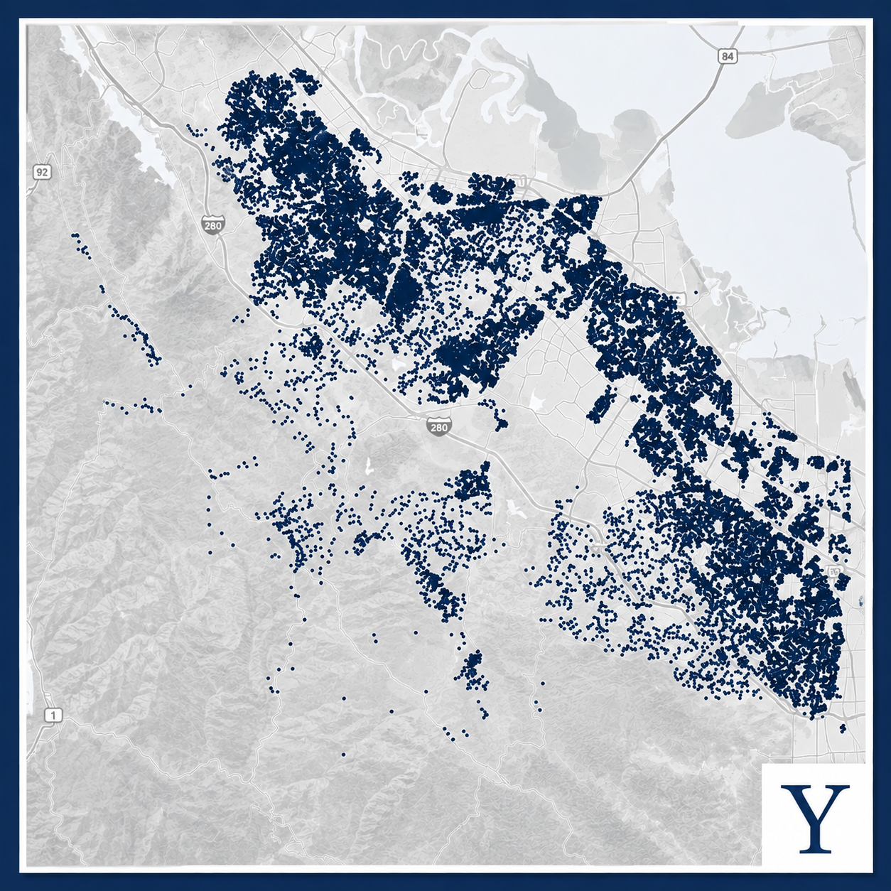 Silicon Valley Interactive Map