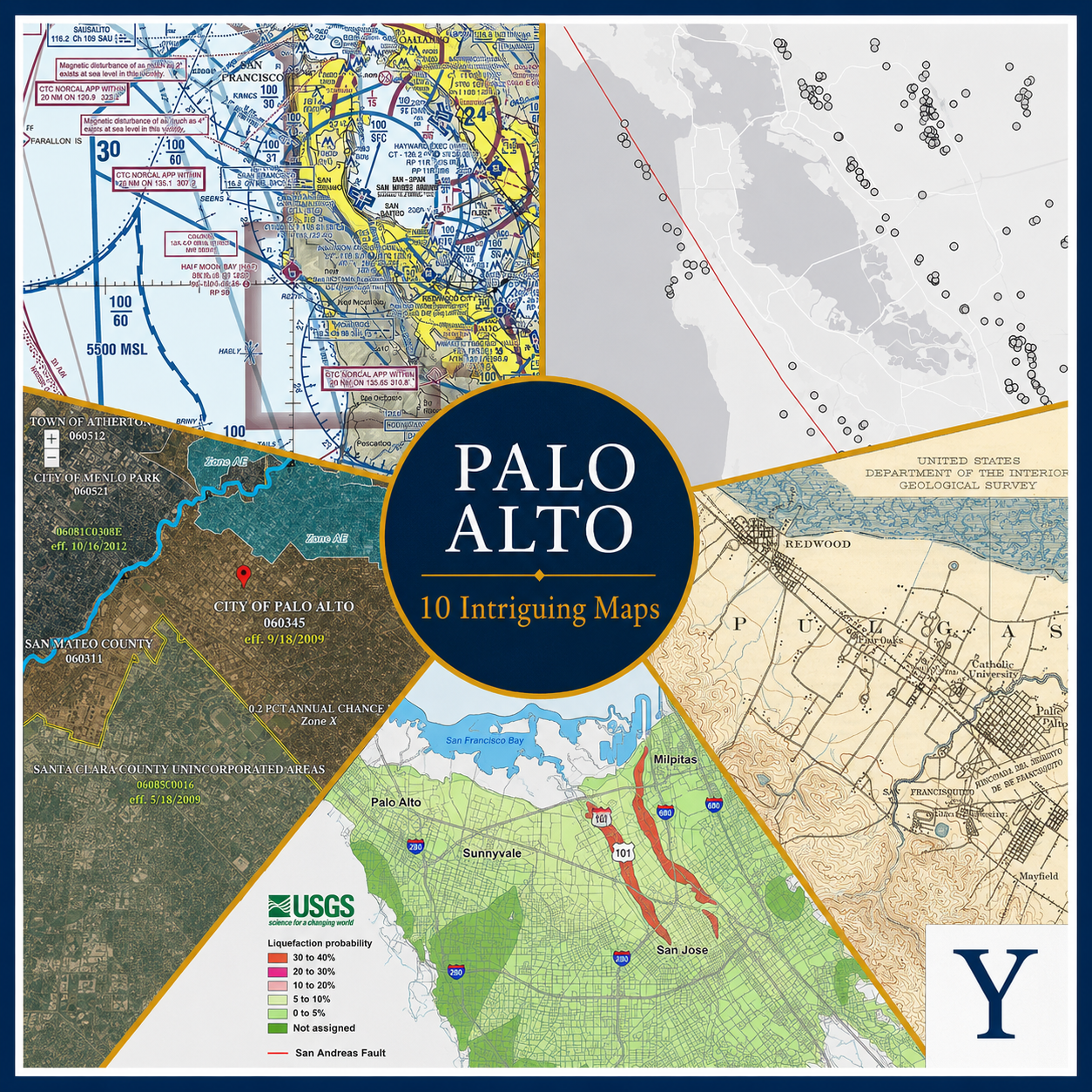 10 Intriguing Maps of Palo Alto