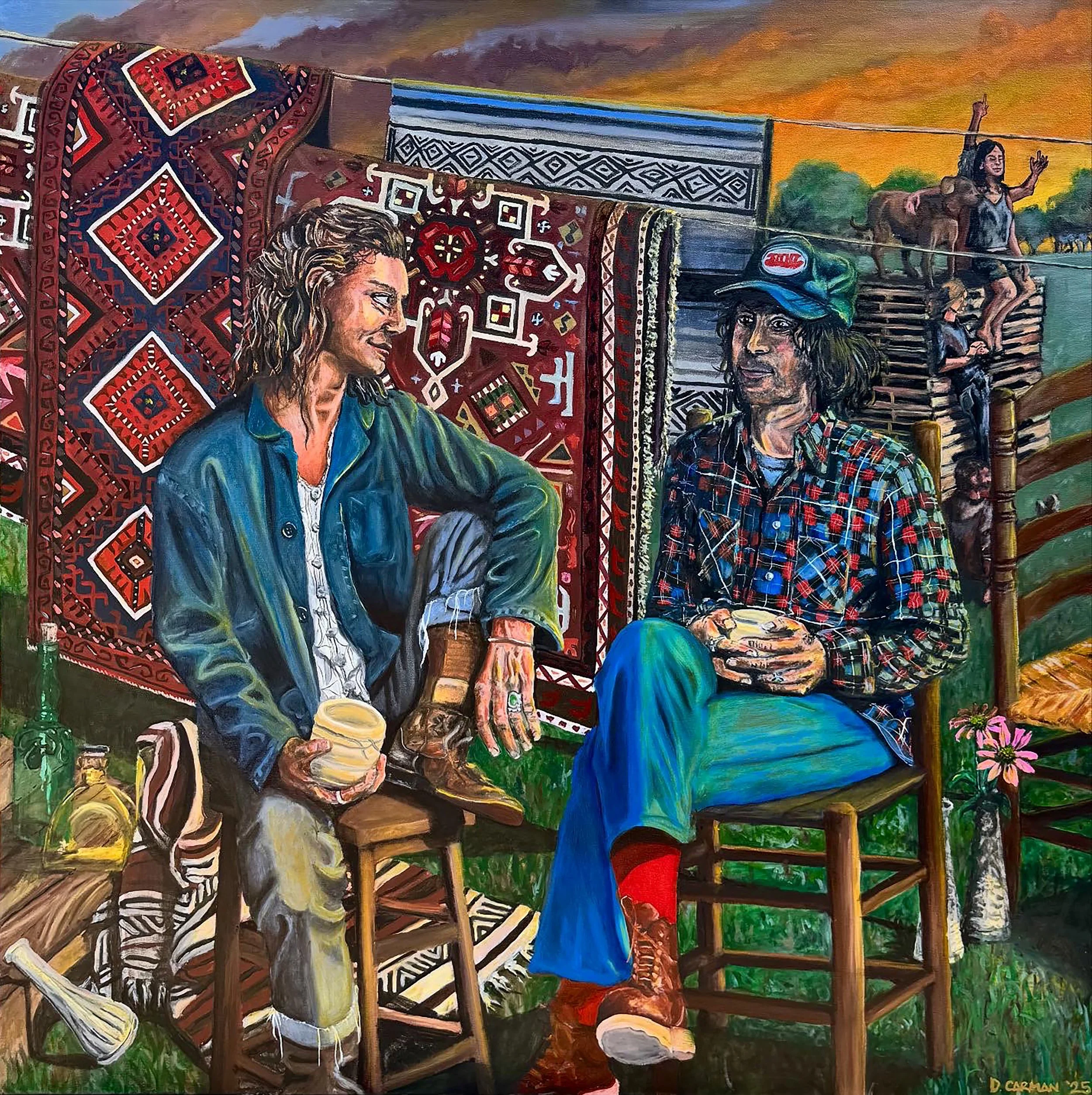 McHone / Romano, 2025, 48”X 48”  oil on canvas