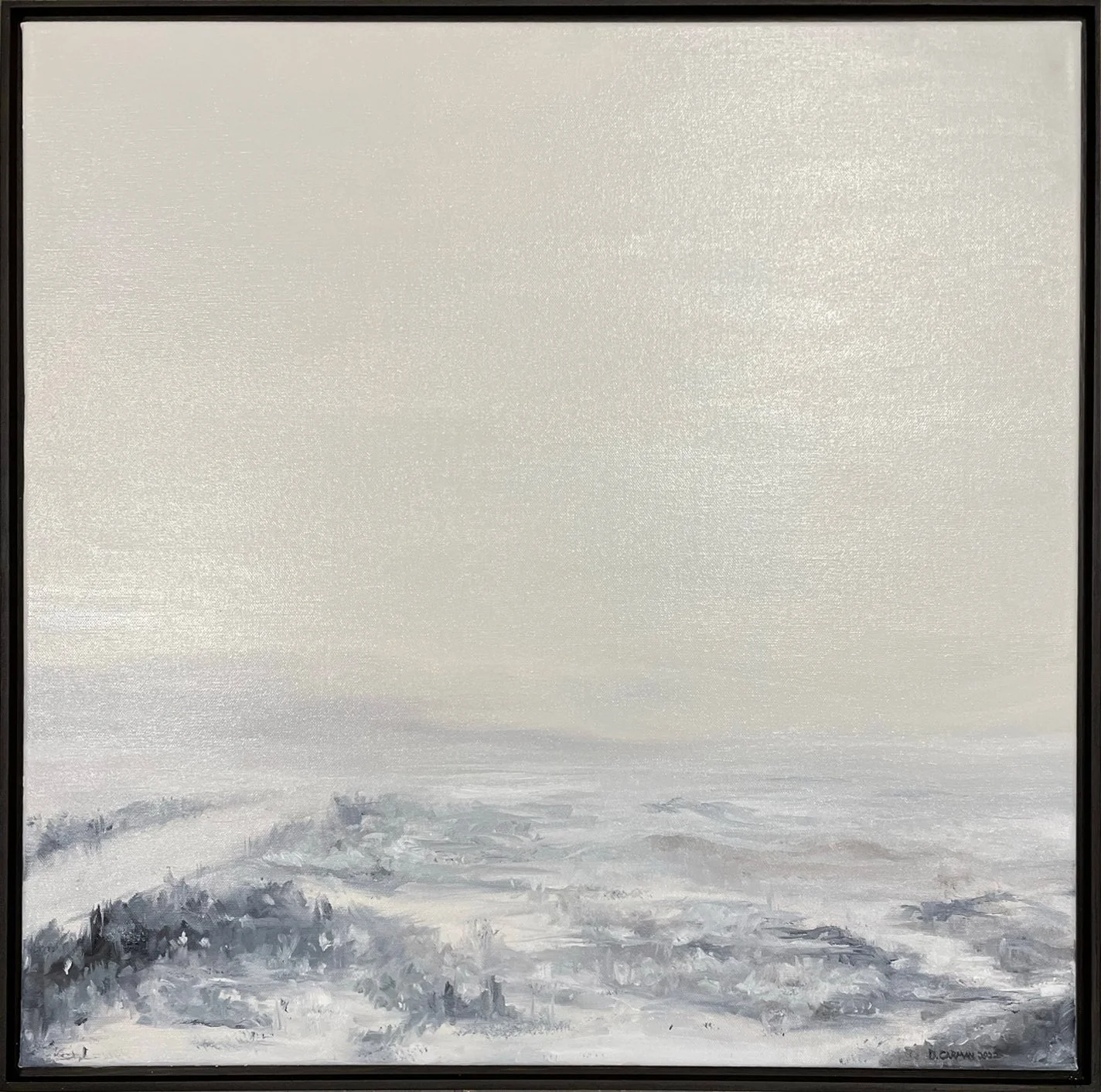 Storm Variations 2022, 24”x24”  oil on linen
(cover art for album: Storm Variations by John Calvin Abney)