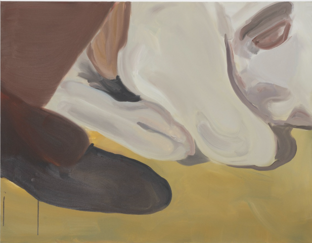 pintura de una mano tocando una superficie