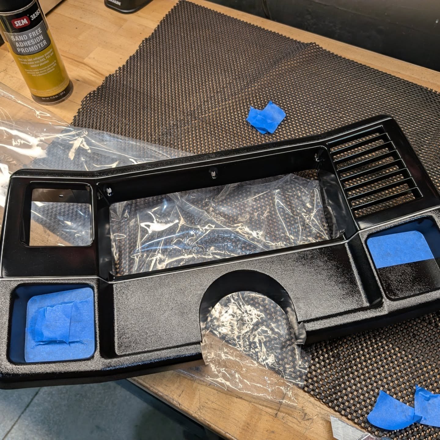 A little refreshing to the old cluster . Much needed and a new 8k tachometer. Some LED cluster lights to see it easily at night.#elcamino #restomod #classiccars #chevrolet #musclecars