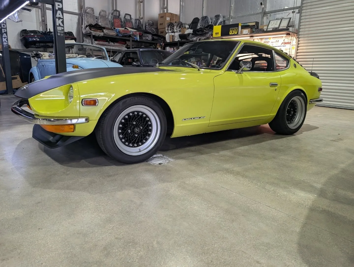 Stance dialed in. Love how this s30 is coming out. We're at the end zone baby . #240z #fairladyz #datsun #nissan #stancenation