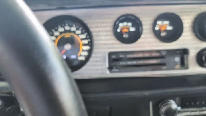 Our restomod T/A full leather dash is done all new NVU gauges installed, classic radio done . Great progress. #transam #pontiac #restomod #fbody #customized