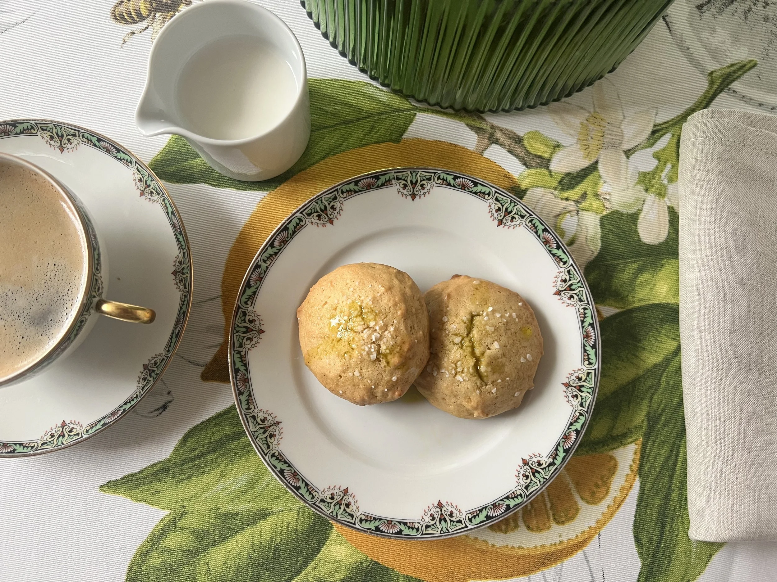 Olive oil drizzle cookies