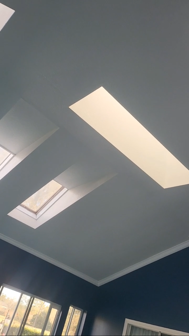 Ceiling finish detail.