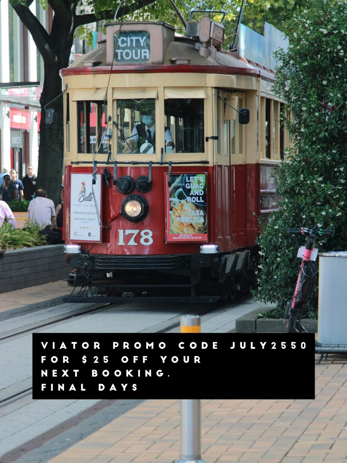 Time is almost up. The bonus expires July 31, so this is your last chance to use code JULY2550. 

Save up to $25 on your next tour purchase, or $50 when they spend $500 or more.

Use my Viator link for bonus and save today! 
https://www.viator.com/en