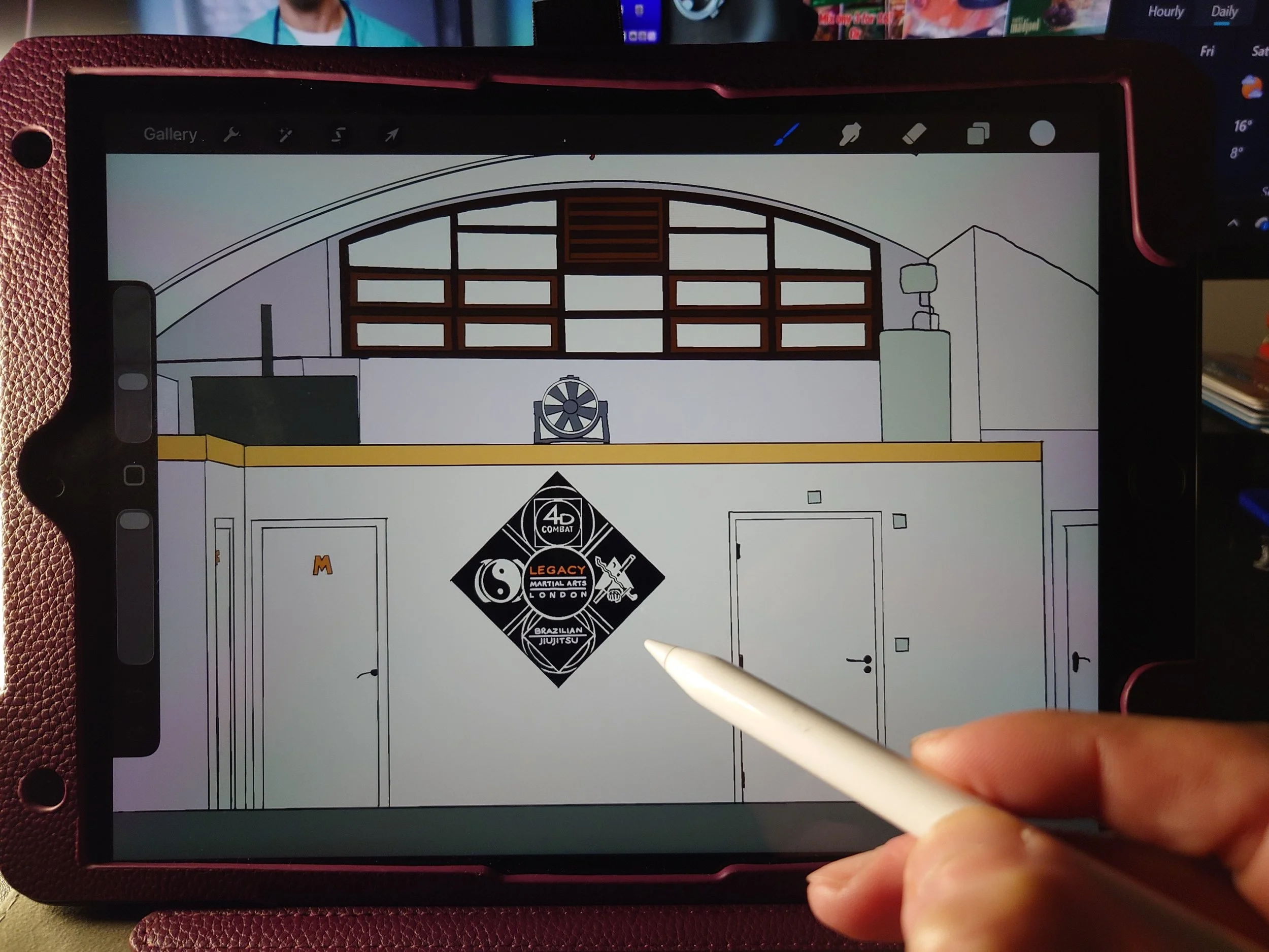 Drawing/ painting as part of the recovery