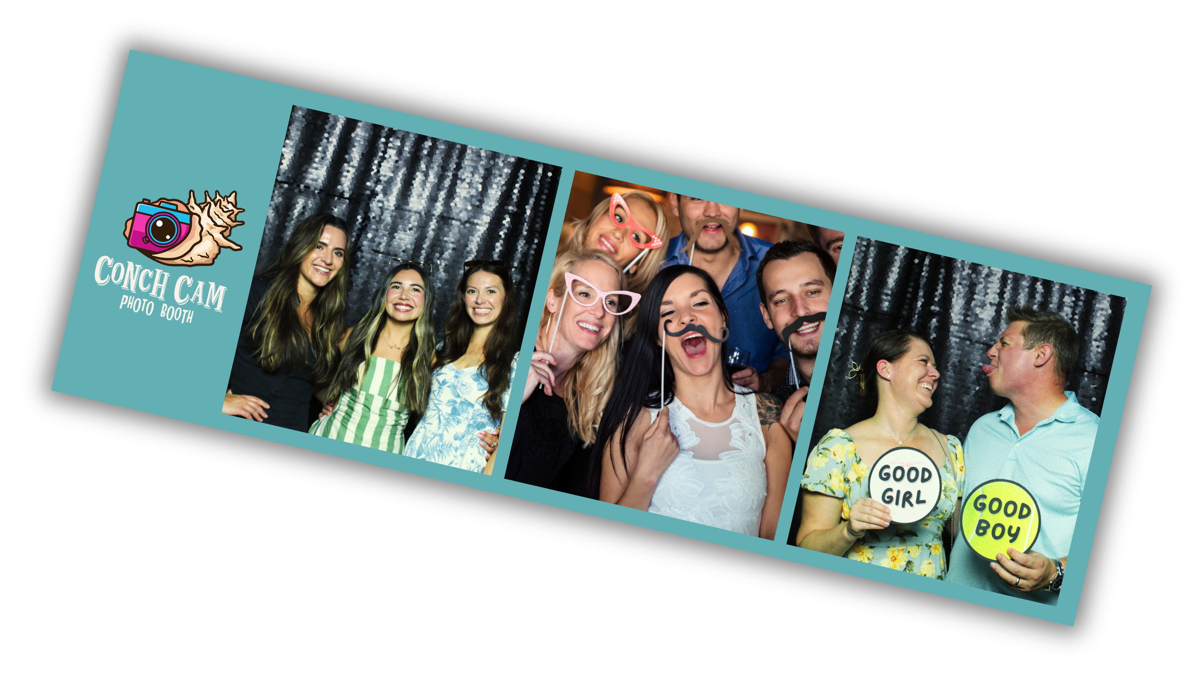 Conch Cam Photo Booth Photo Strip