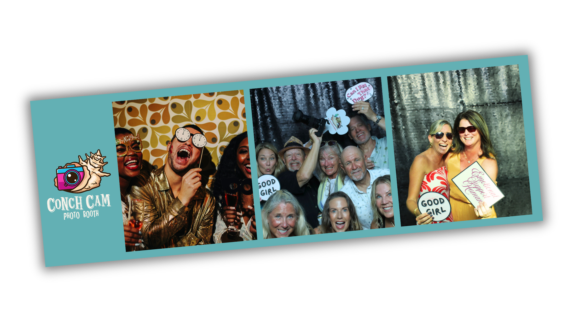 Conch Cam Photo Booth Photo Strip
