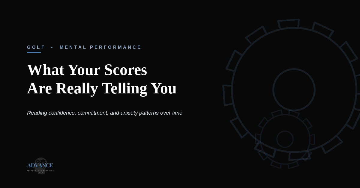 What your confidence, commitment, and performance anxiety scores are really telling you