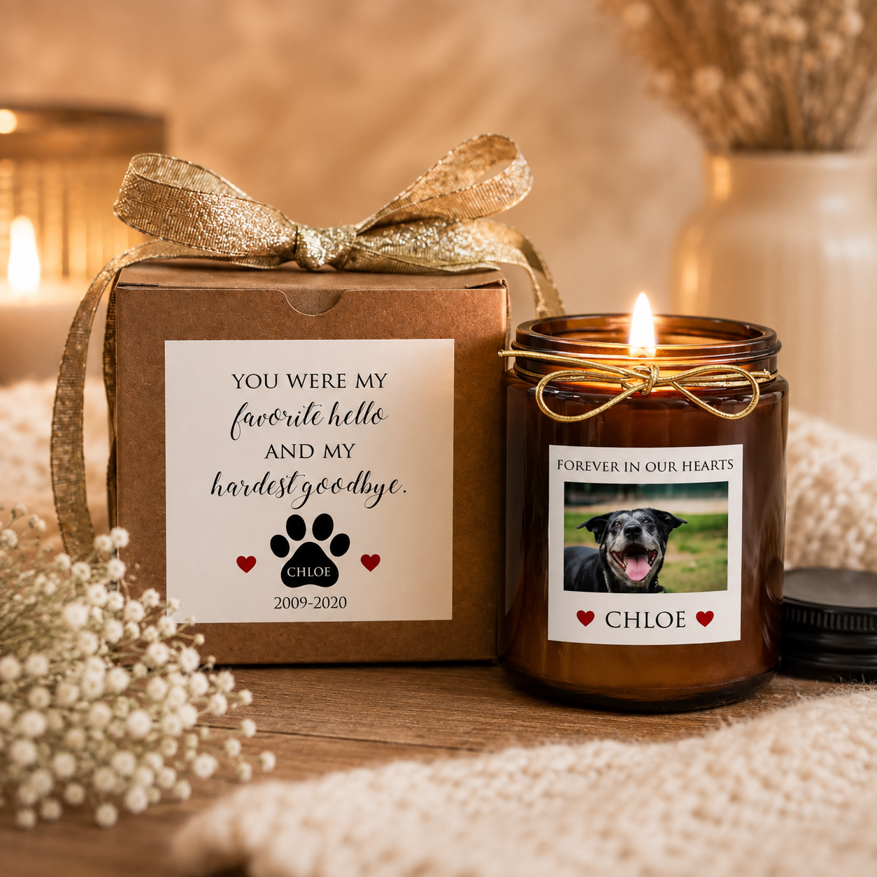 Pet Memorial Candle