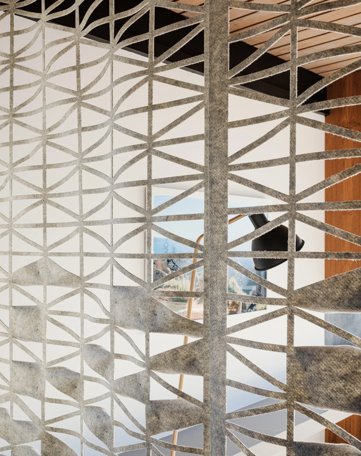 Laser Cut Felt Screen - an oldie but a goodie.