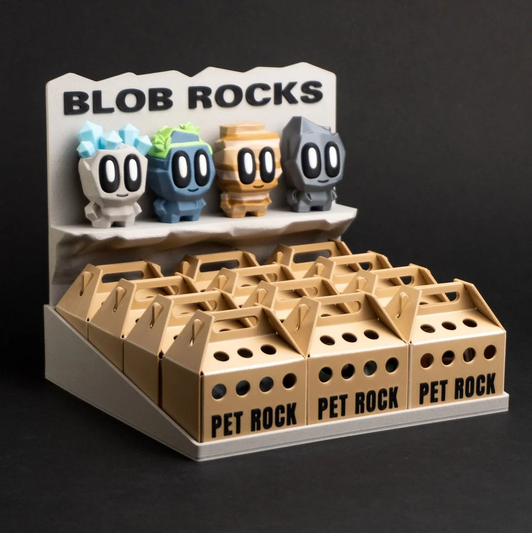 Blob Lab - Pet Rock Display