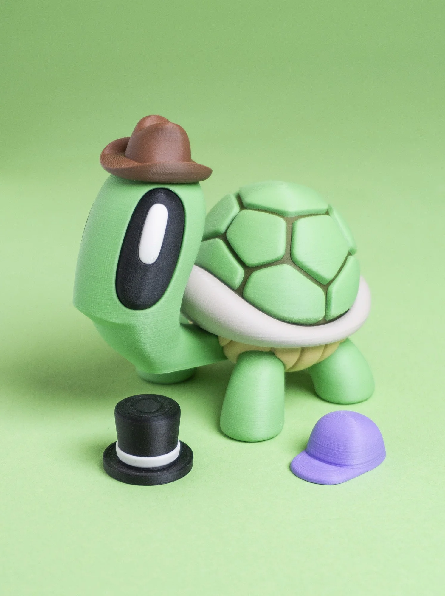 Blob Lab - Turtle w/3 hat and shell storage ($13)
