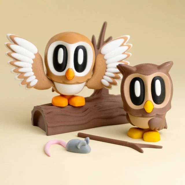 Blob Lab - Owls w/log ($15)
