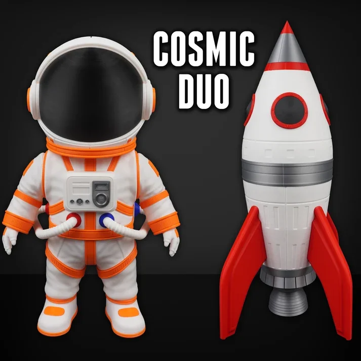 Cosmic Duo - Titan 3D