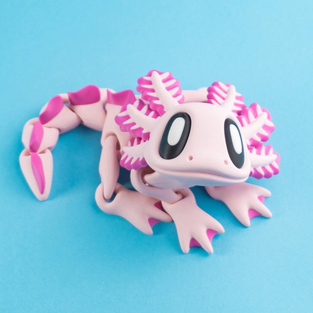 Blob Lab - Axolotl w/seaweed bed ($16) 