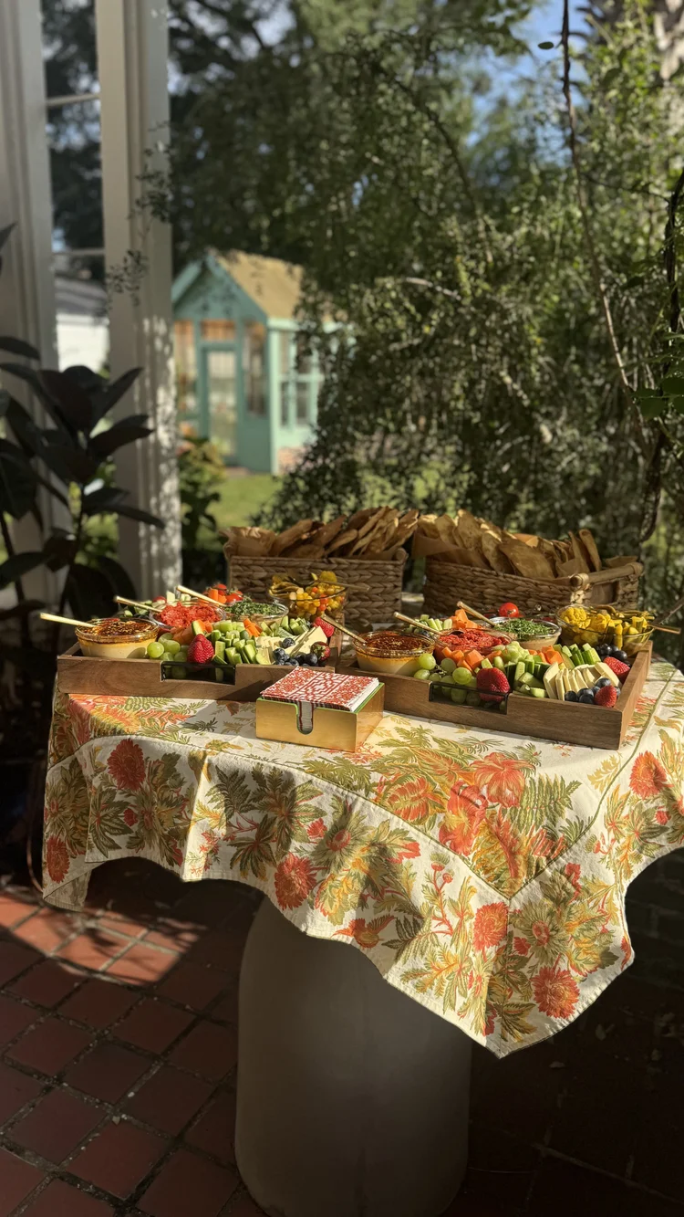 Catered spread