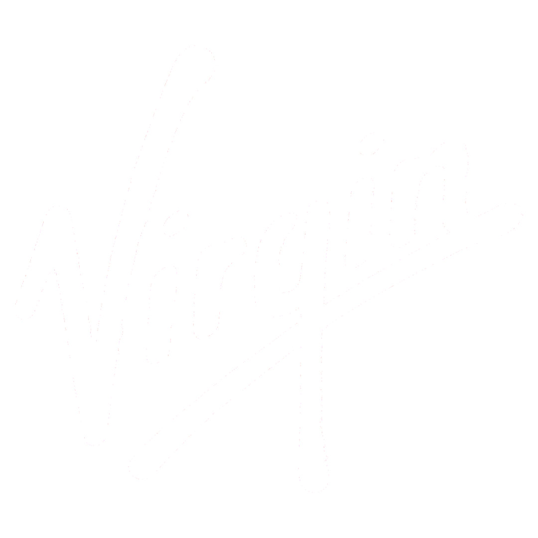 White Nike logo on a black background