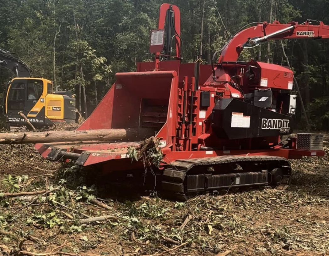 Debris removal and site cleanup completed in Hiawassee, Georgia.