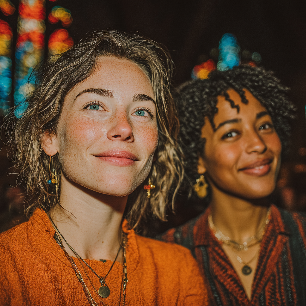 graduates smiling together