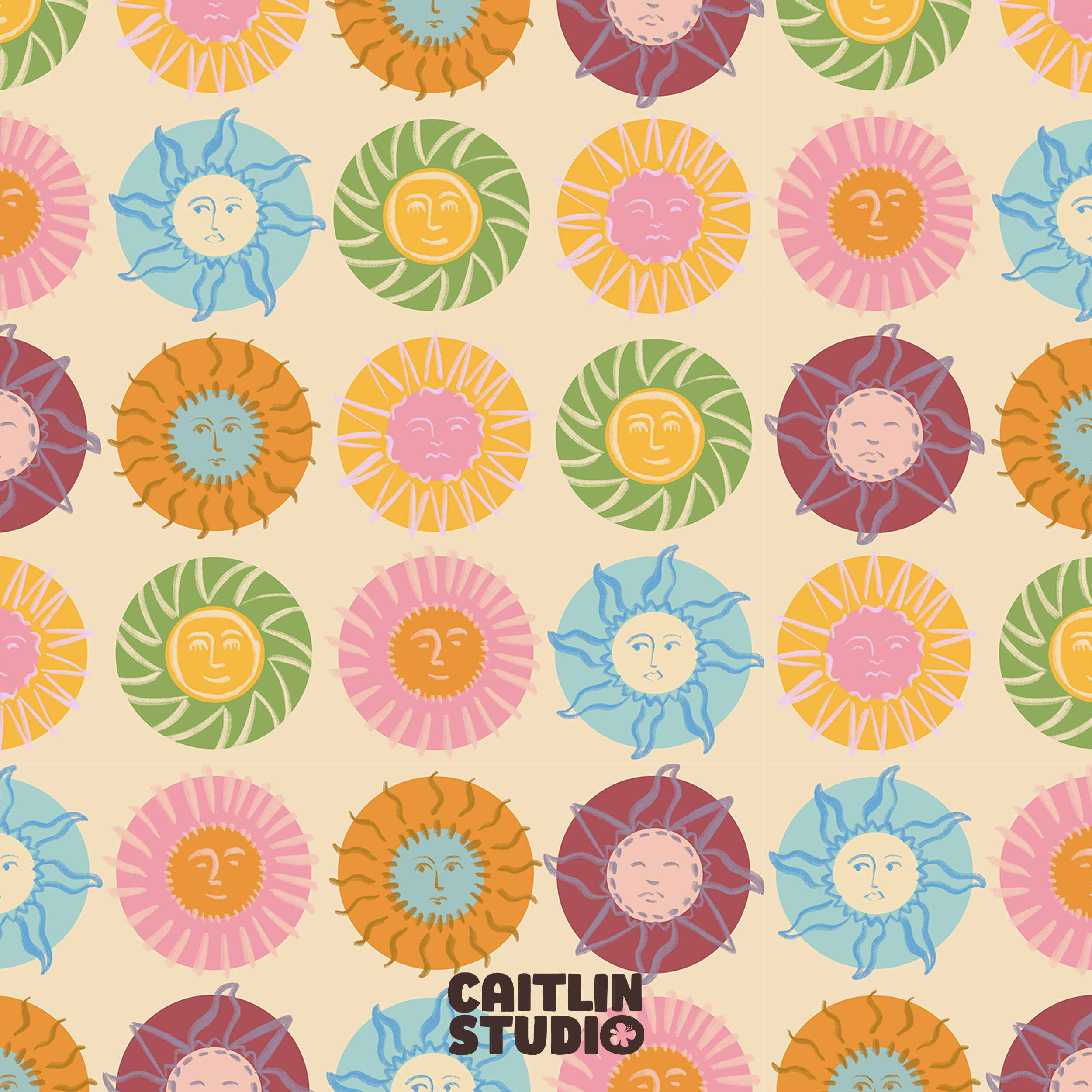 caitlin-studio-coastal-faces-of-the-sun-beiege-multi-colour-seamless-repeat.png