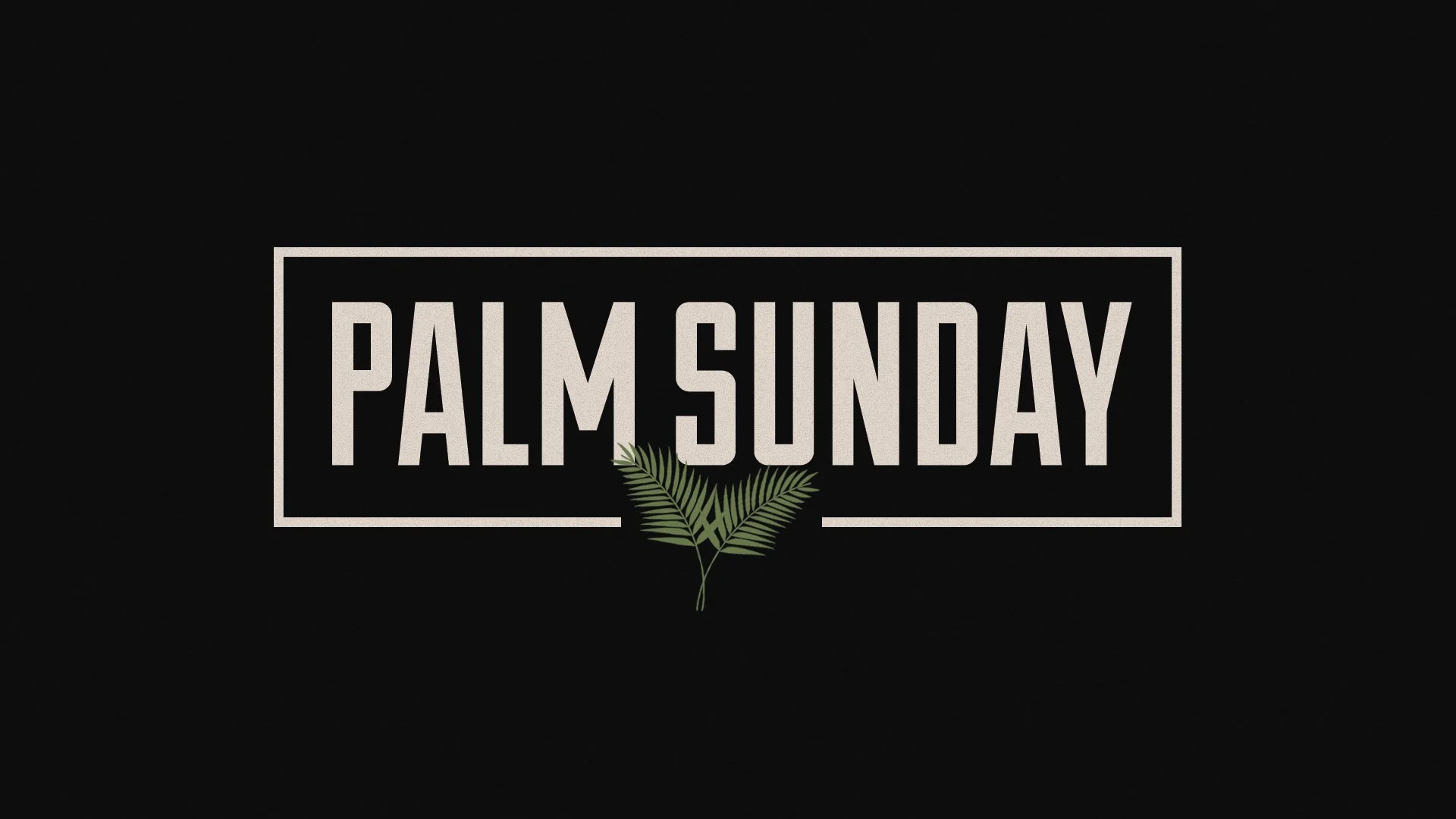 PALM SUNDAY (2026)