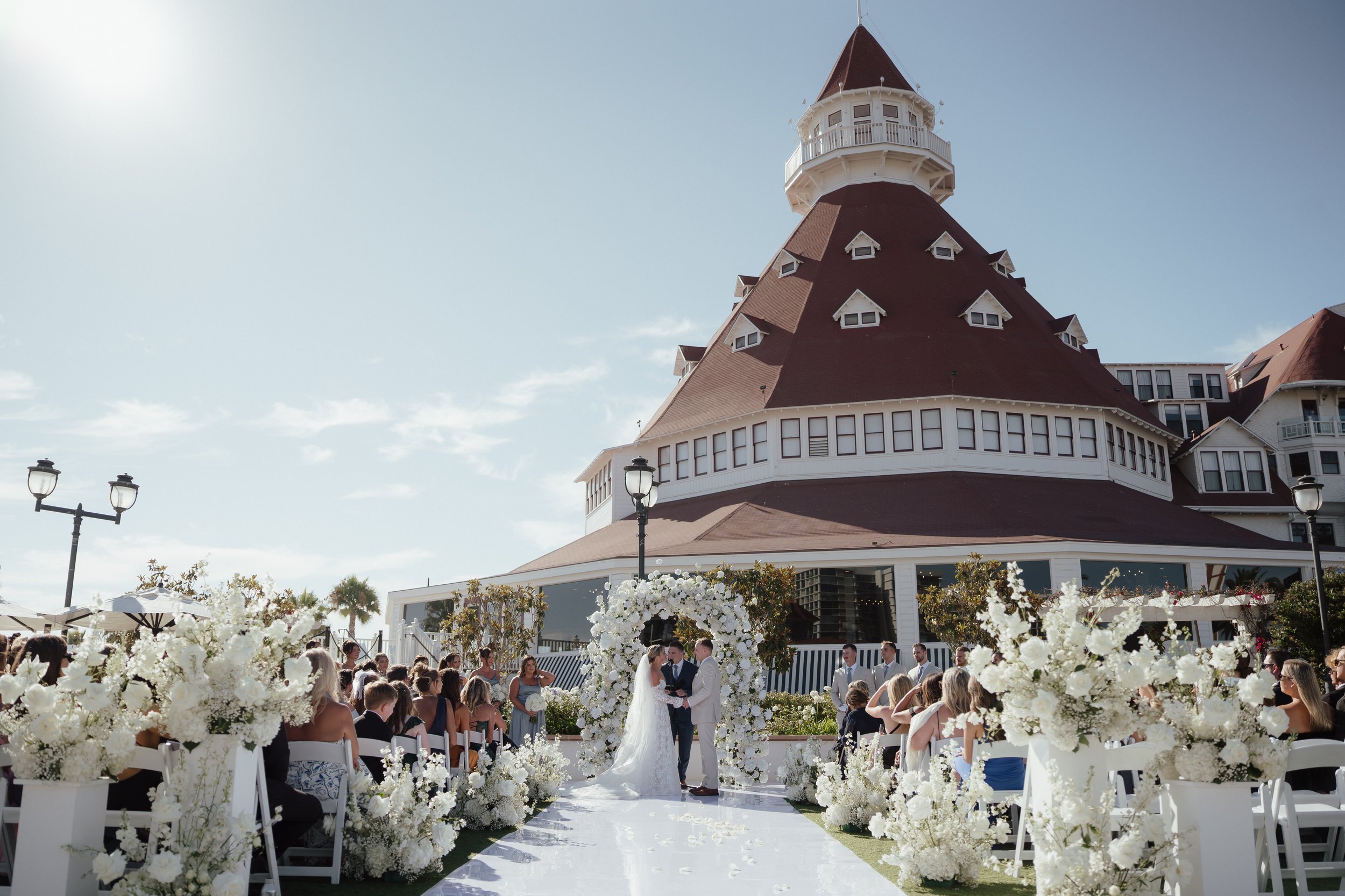 Wedding Ceremony at Hotel Del Coronado San Diego Venue