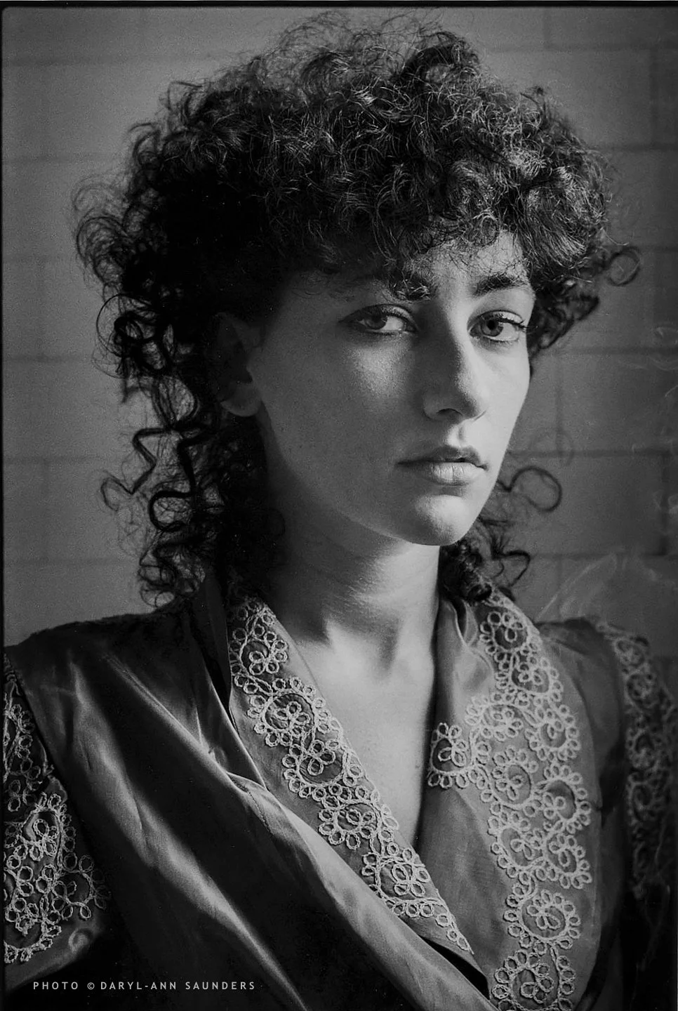 Alexa Hunter of punk band, Disturbed Furniture, at home