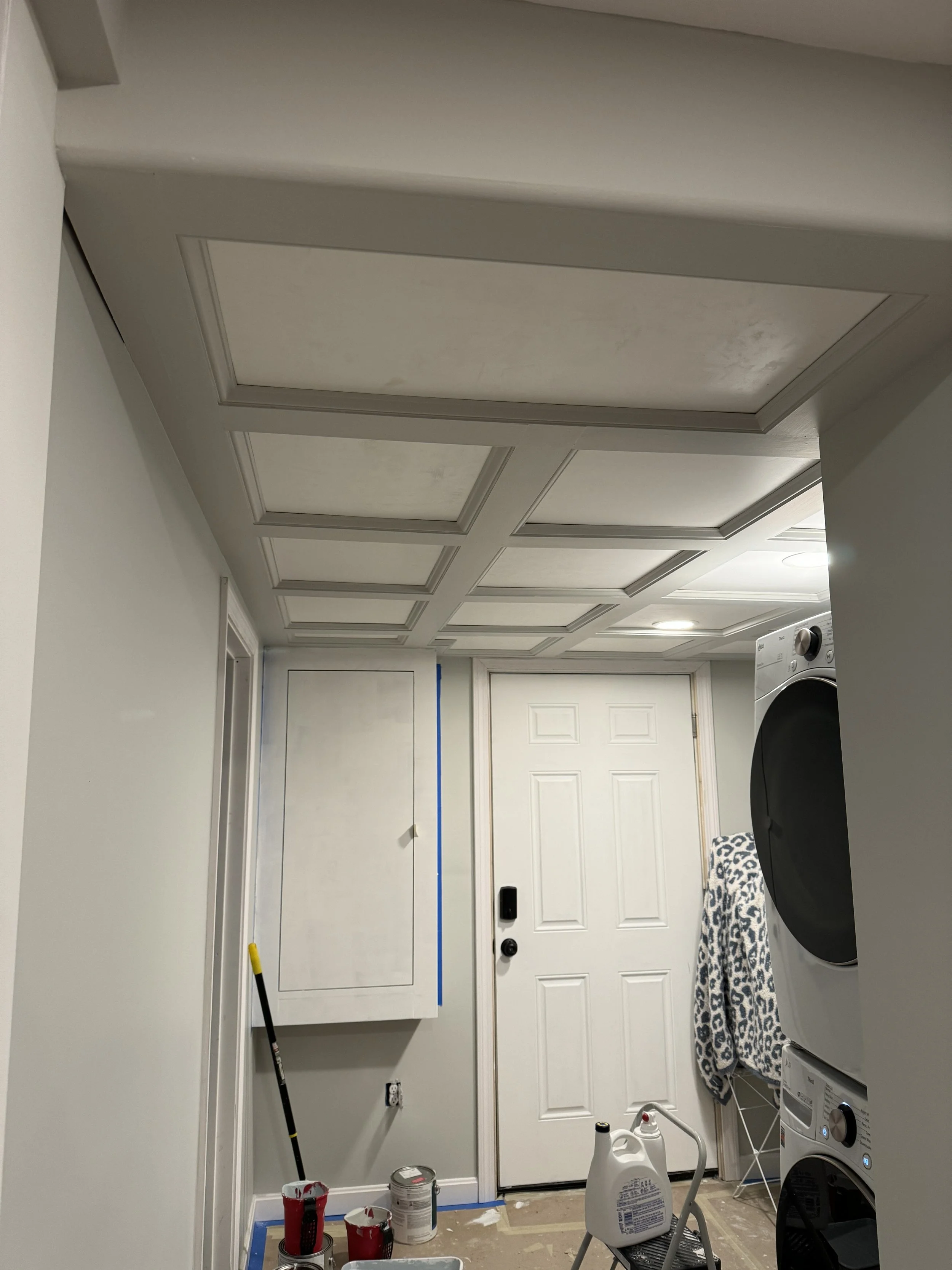 Drop ceiling install and paint 