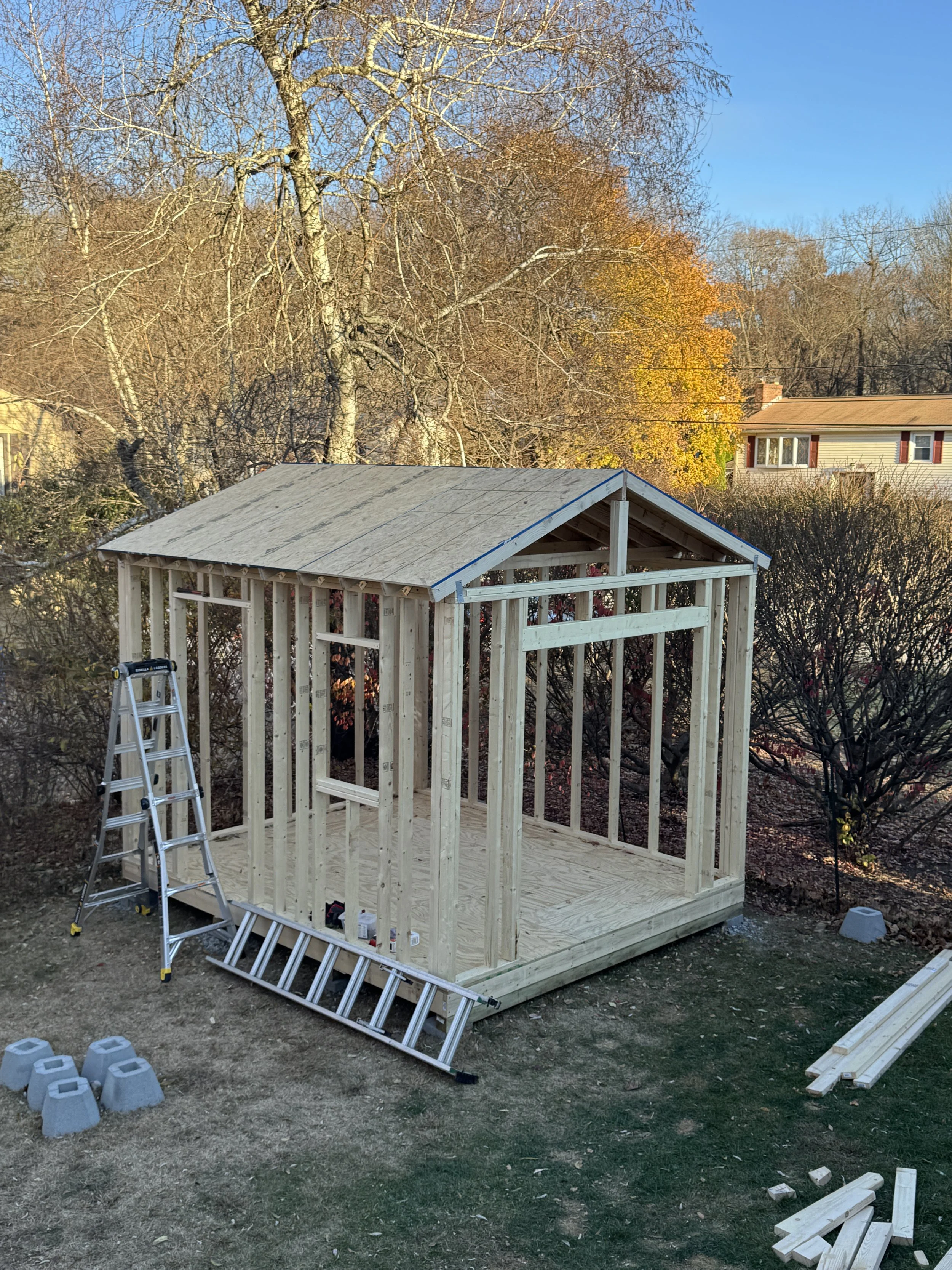 New shed construction 