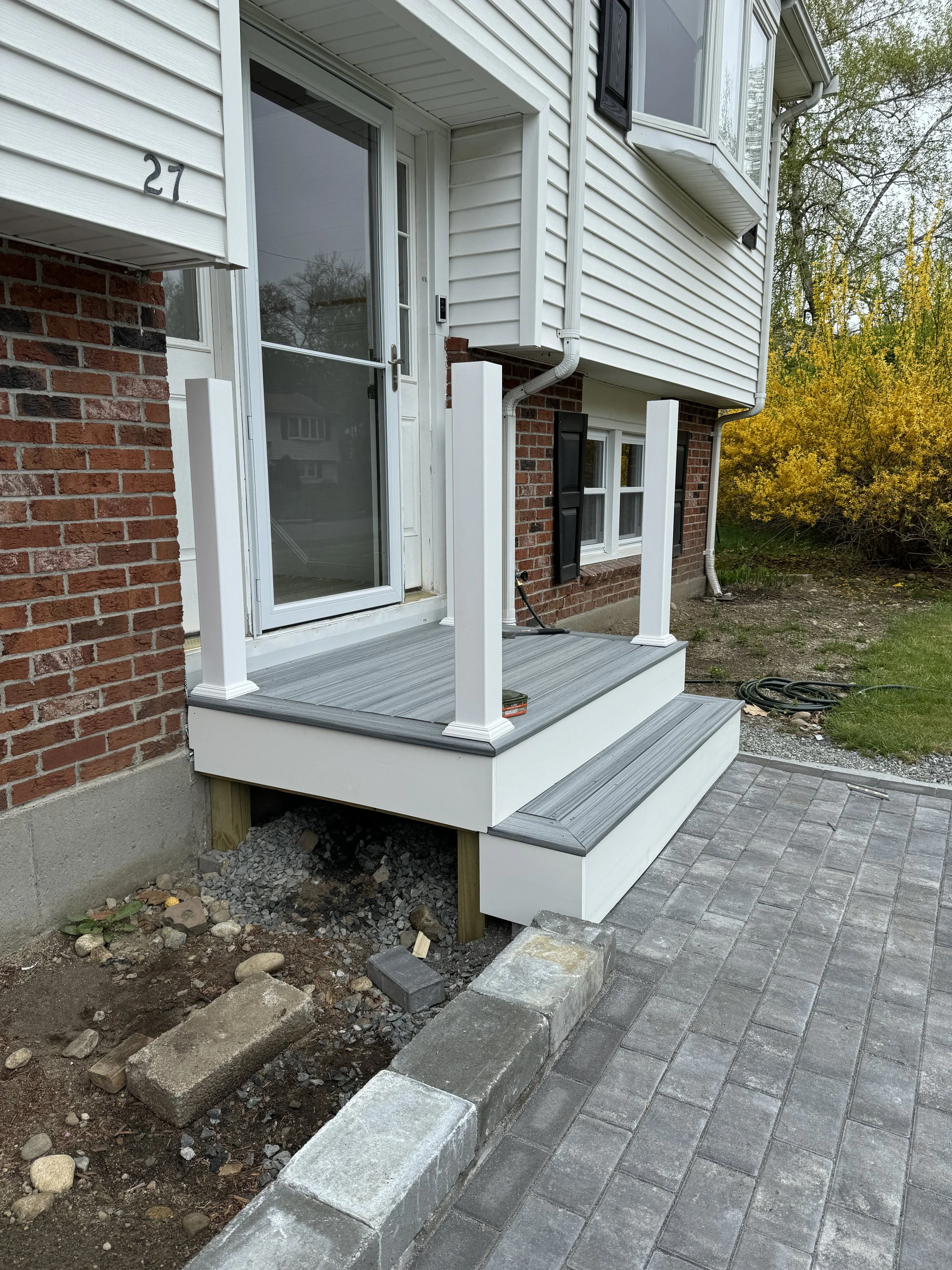 New front steps 